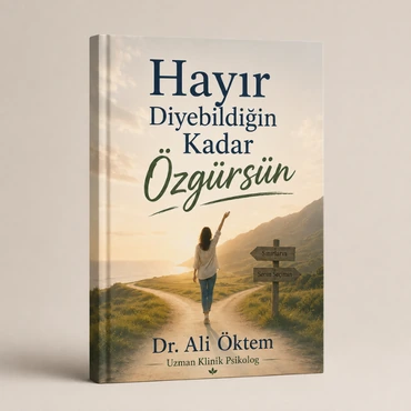 Ali Öktem Hayır Diyebildiğin Kadar Özgürsün Kitabı - Uzman Klinik Psikolog Dr. Ali Öktem